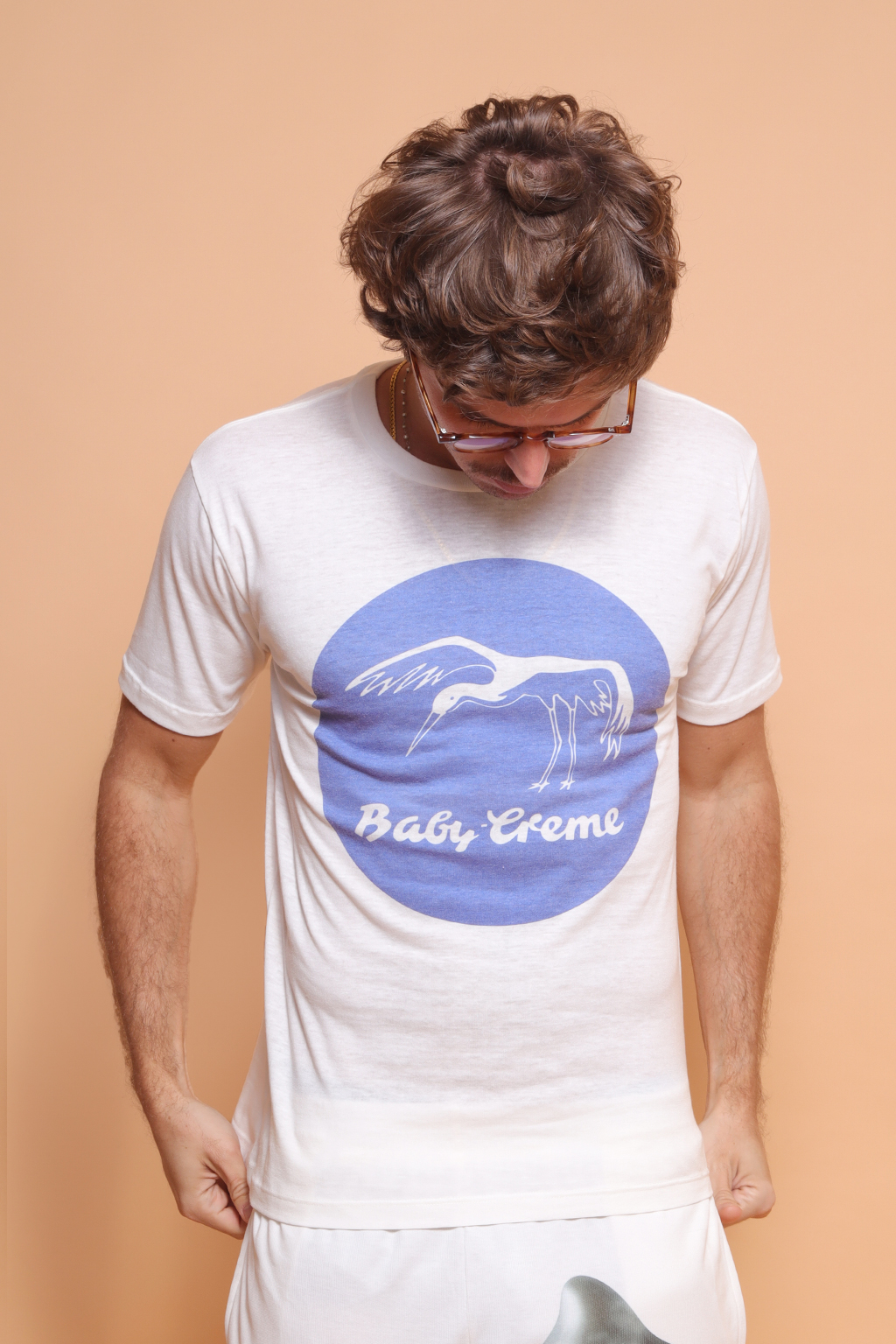 Camiseta estampada Baby Creme