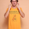 Camiseta amarela estampada Edeka
