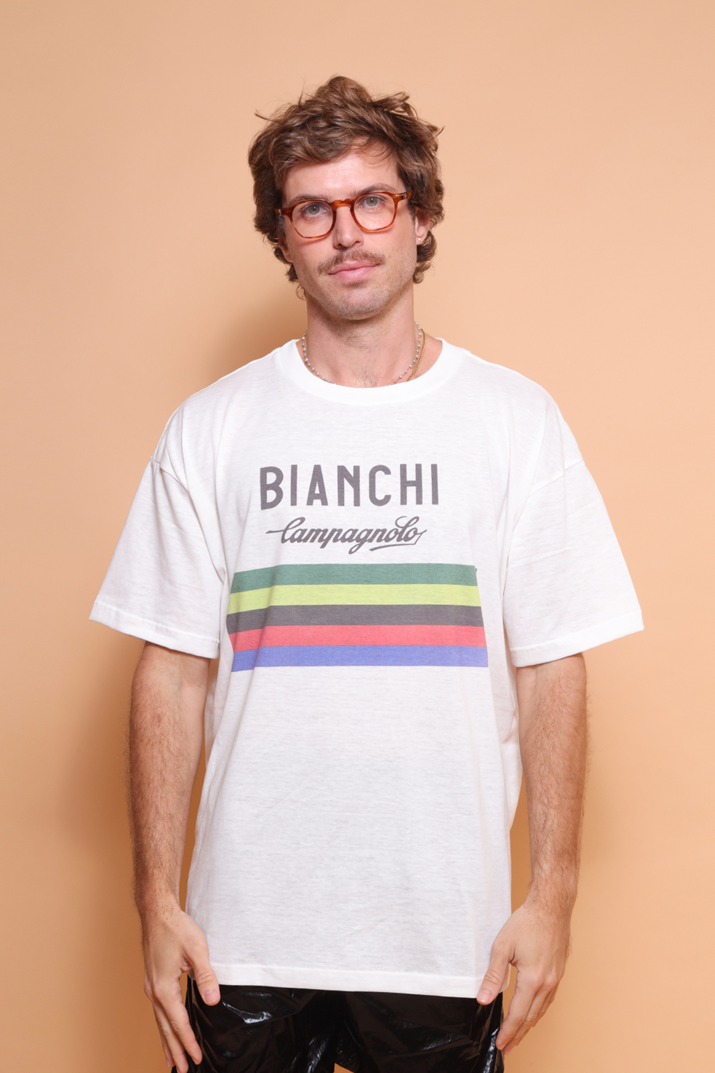 Camiseta oversize estampada Bianchi Campagnolo