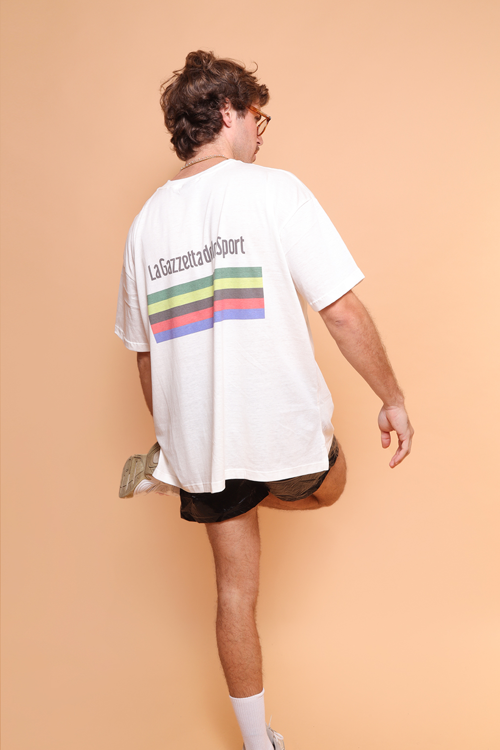 Camiseta oversize estampada Bianchi Campagnolo