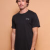 Camiseta preta estampada AMP