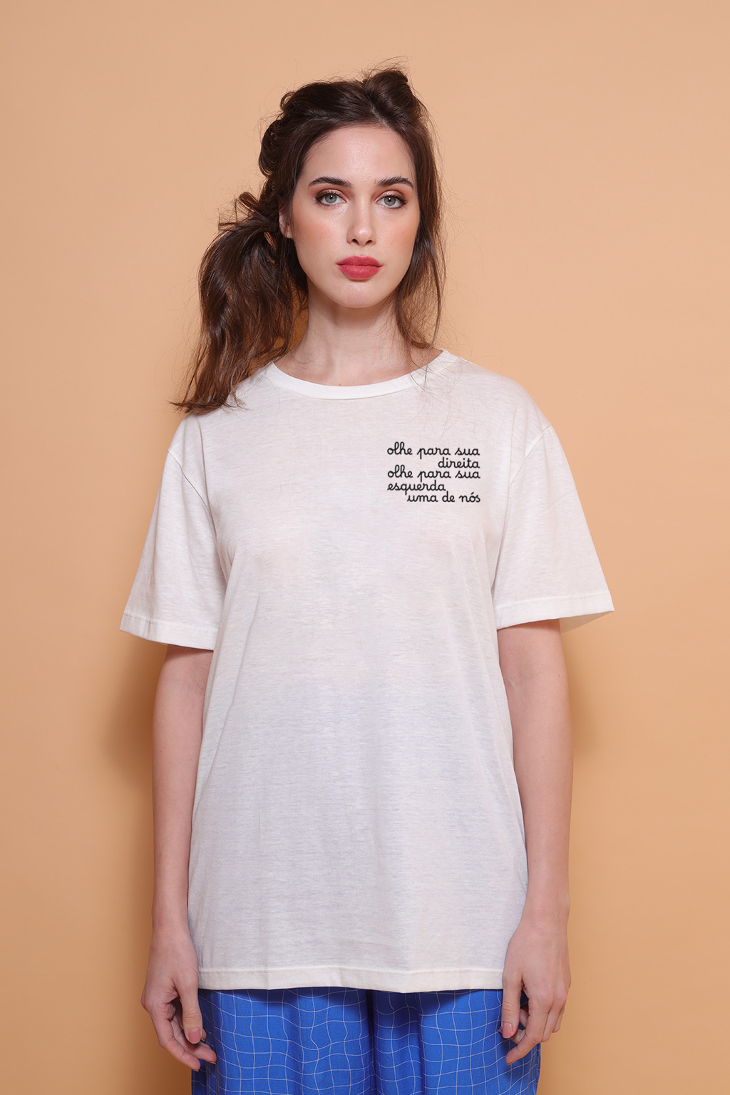 Camiseta estampada Uma de Nós