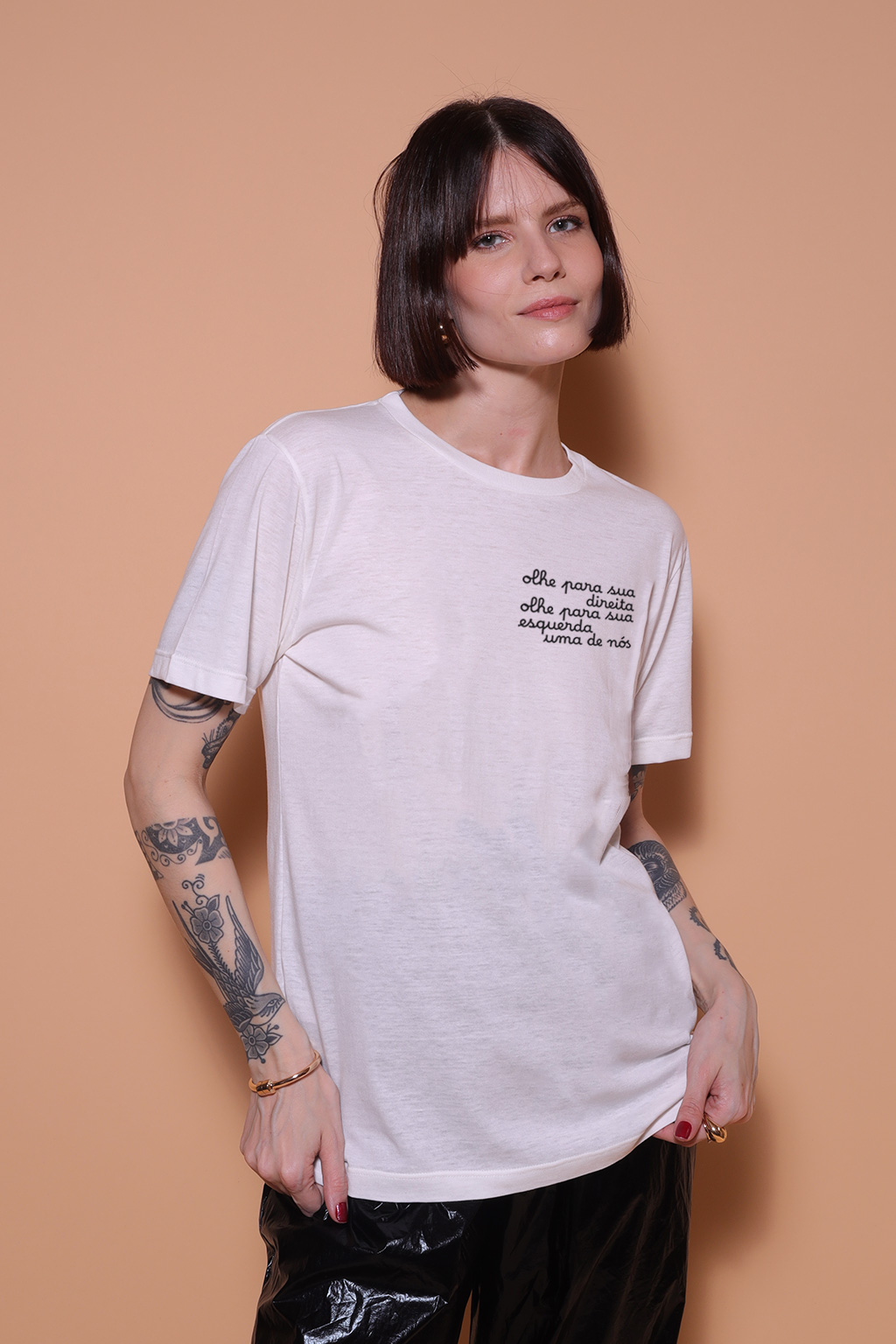 Camiseta estampada Uma de Nós