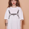 Camiseta oversize estampada Harness A