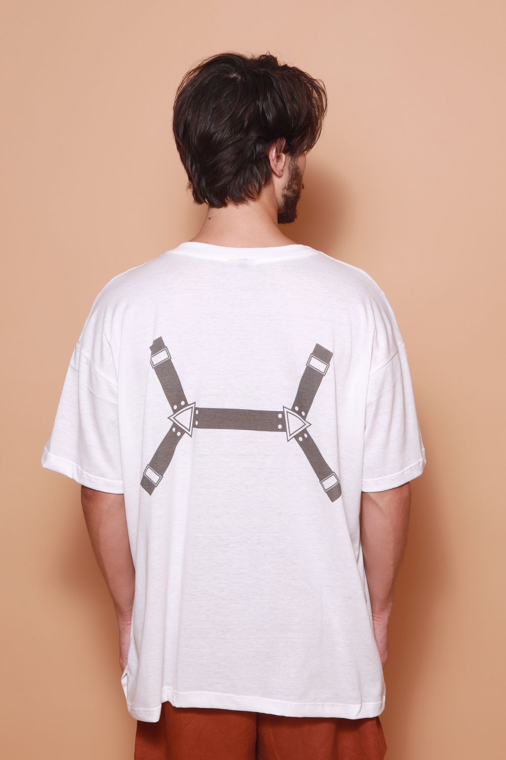 Camiseta oversize estampada Harness A