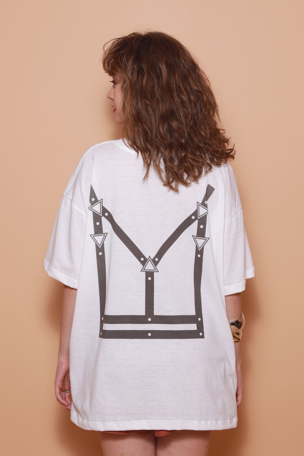 Camiseta oversize estampada Harness B