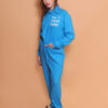 Macacão linho manga longa azul Tokyo Toilet
