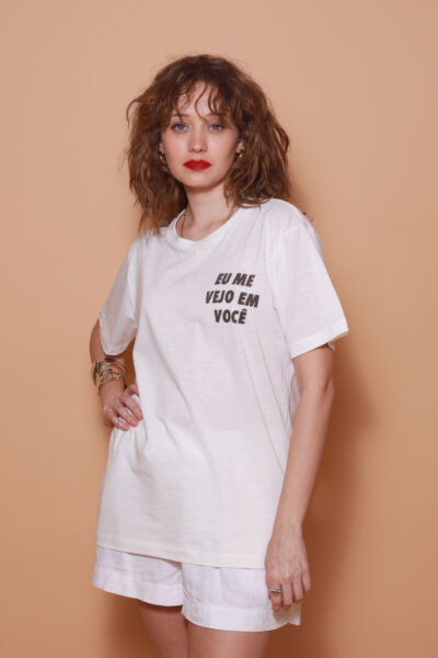 Camiseta estampada Eu me vejo em você