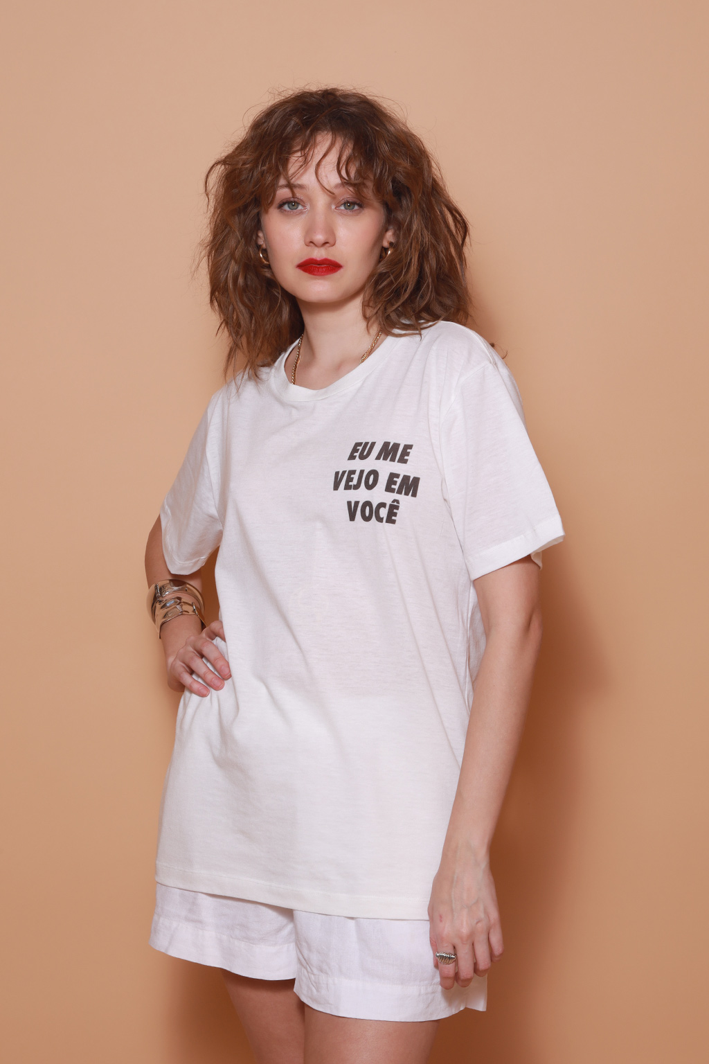 Camiseta estampada Eu me vejo em você