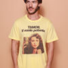 Camiseta amarela estampada Tamoil