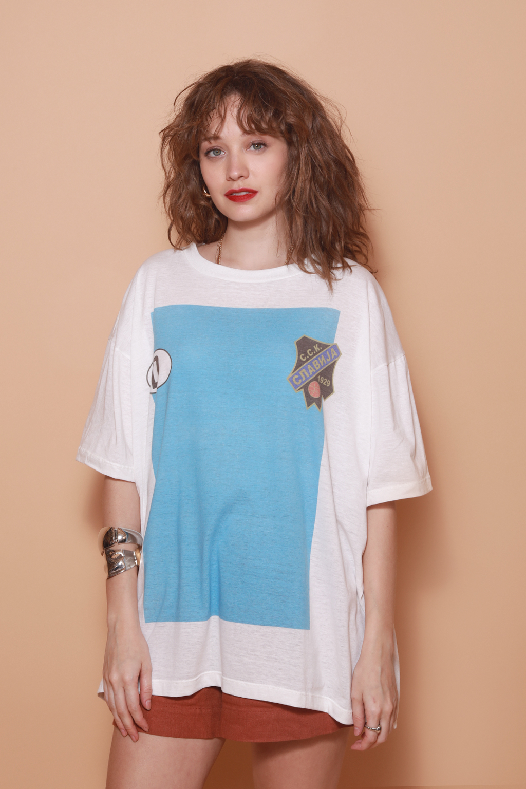 Camiseta oversize estampada Slavija