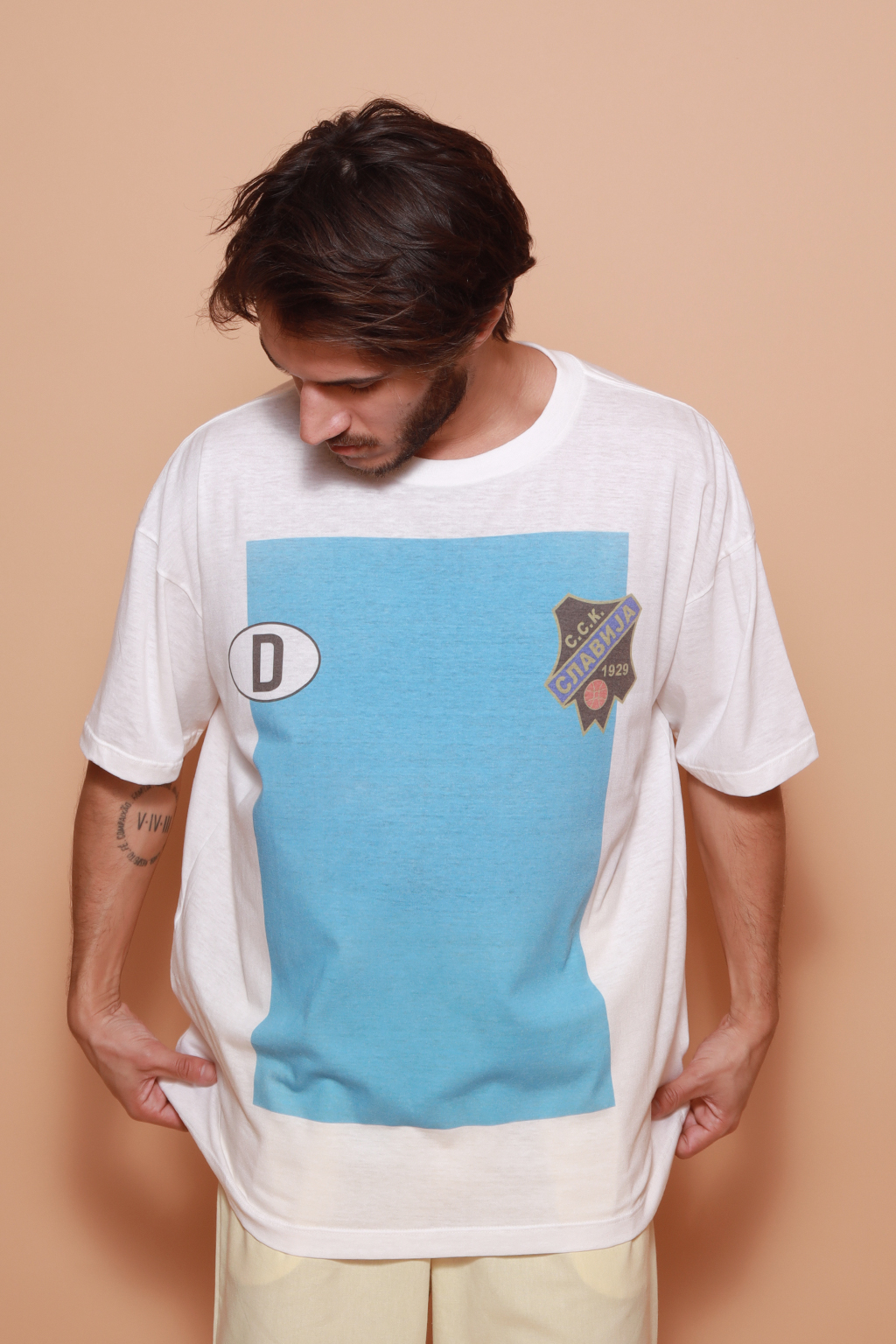 Camiseta oversize estampada Slavija