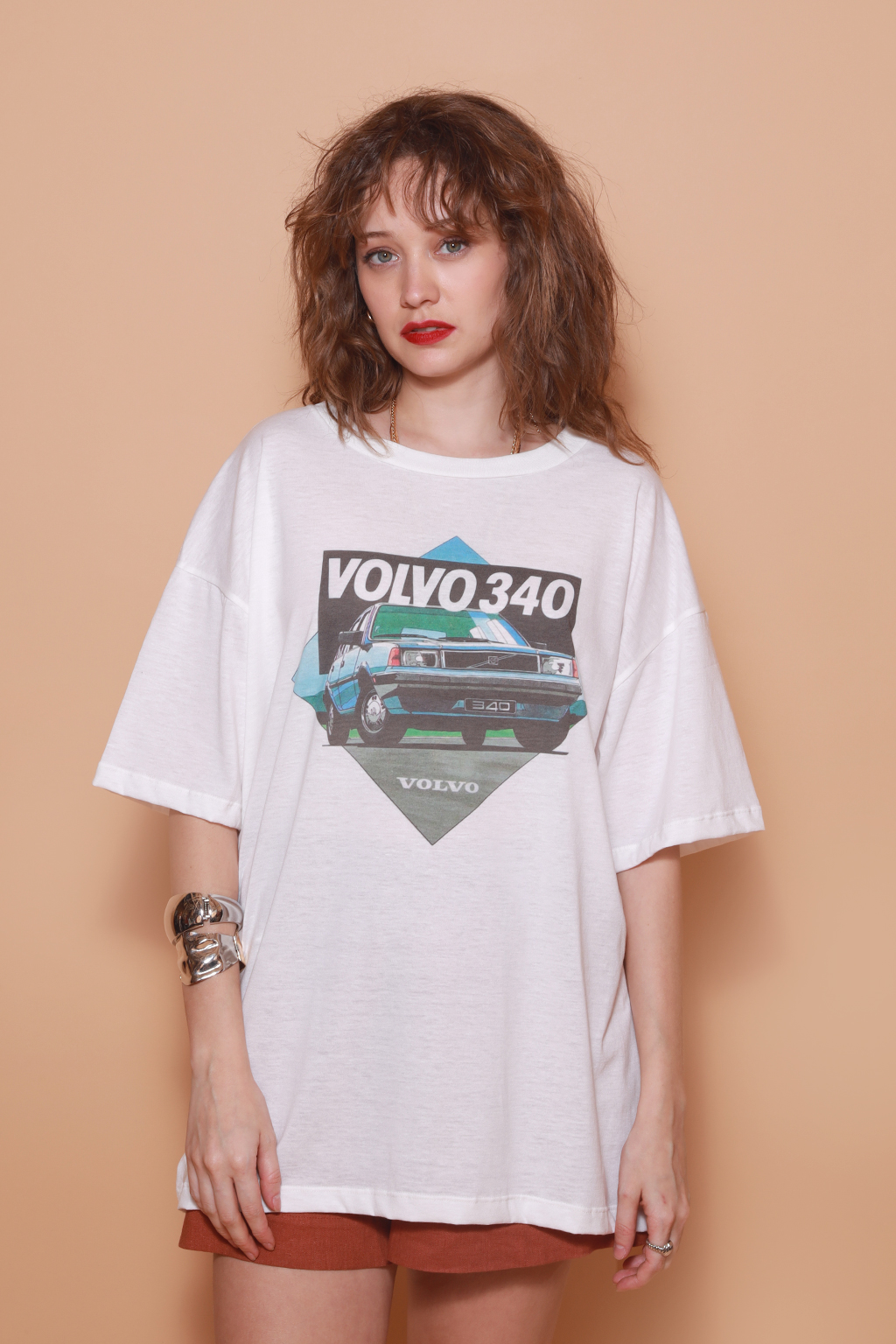 Camiseta oversize estampada Volvo 340