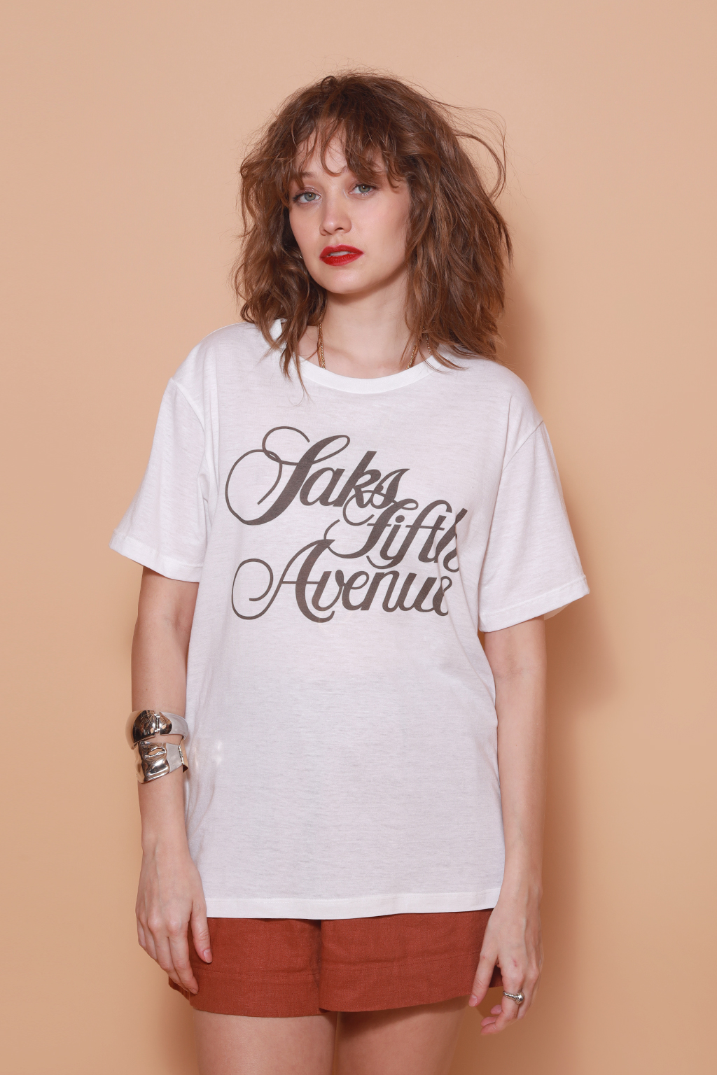 Camiseta estampada Saks
