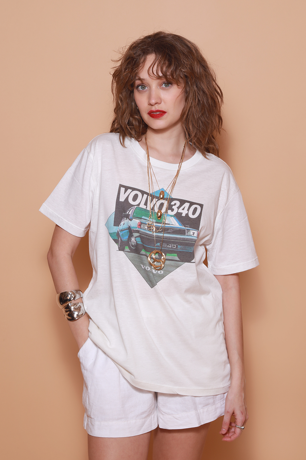 Camiseta estampada Volvo 340