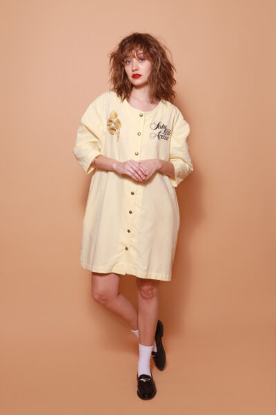 Vestido jaqueta amarelo