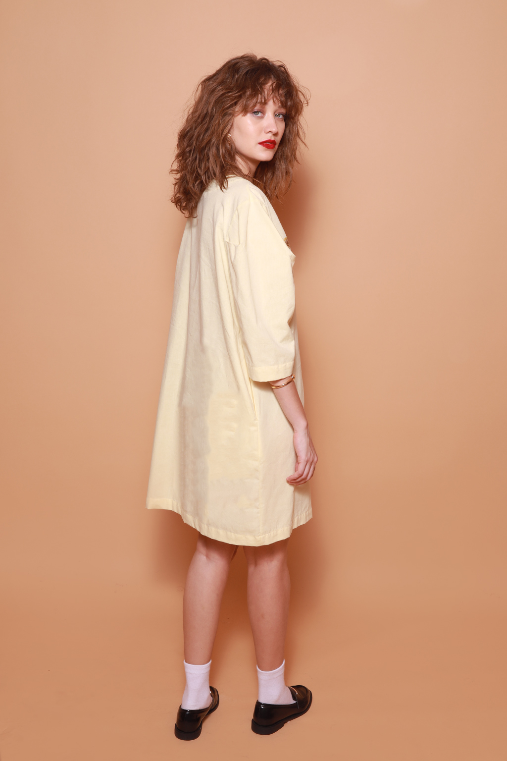 Vestido jaqueta amarelo