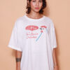 Camiseta oversize estampada Maggi