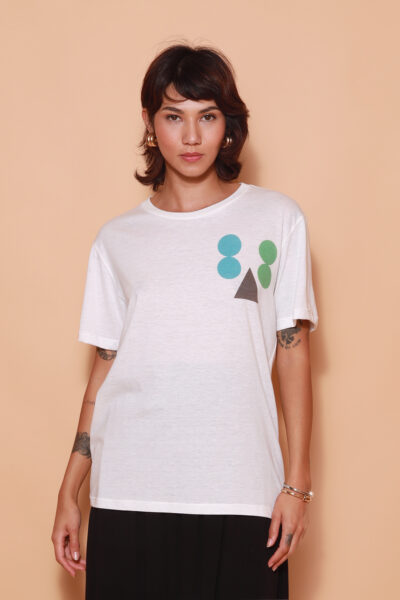 Camiseta estampada Geometria