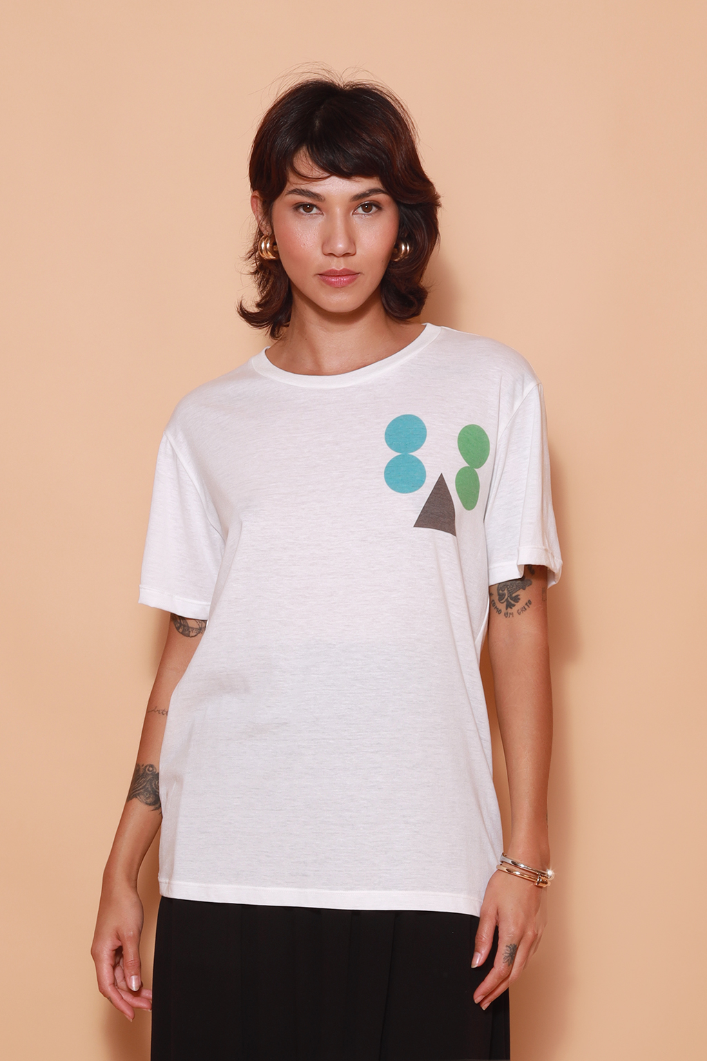 Camiseta estampada Geometria