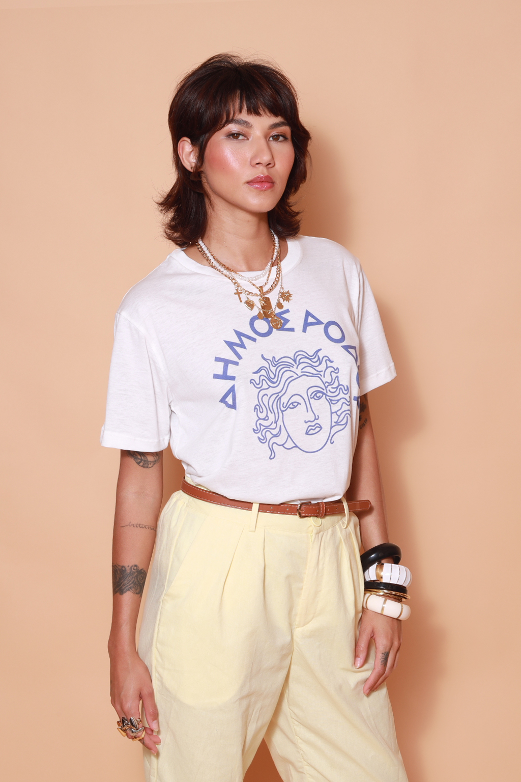 Camiseta estampada Medusa