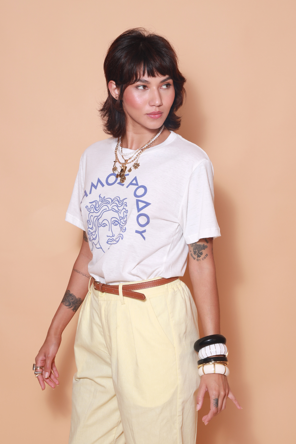 Camiseta estampada Medusa