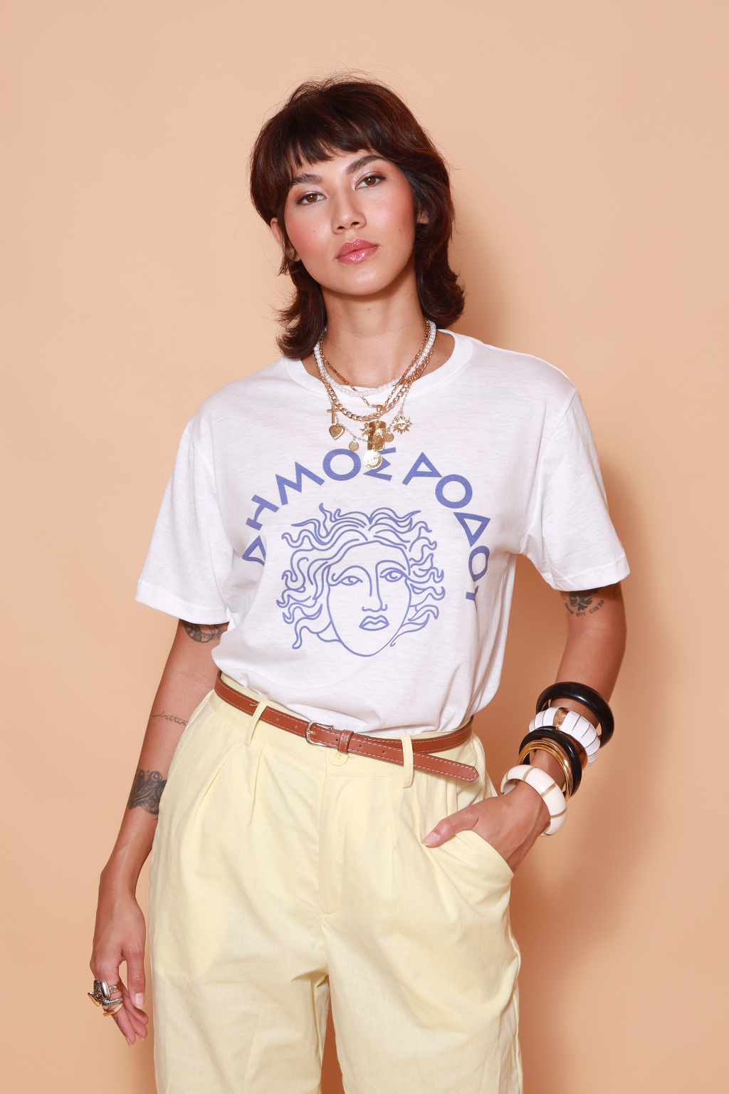 Camiseta estampada Medusa