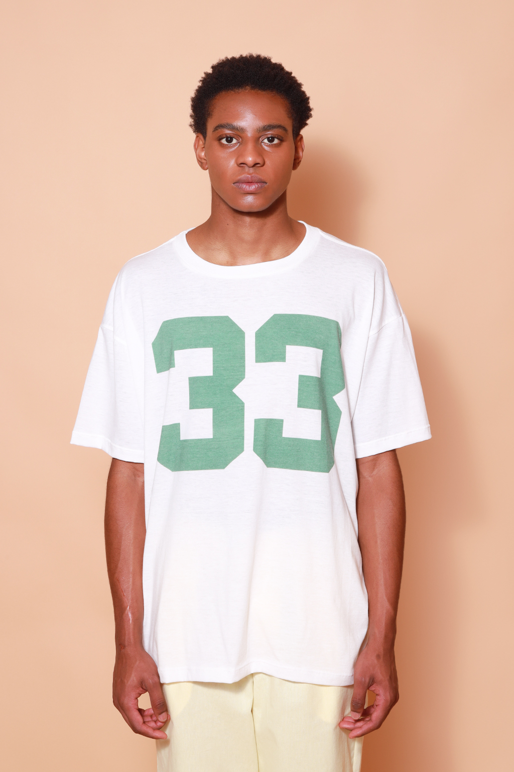 Camiseta oversize estampada Larry Bird