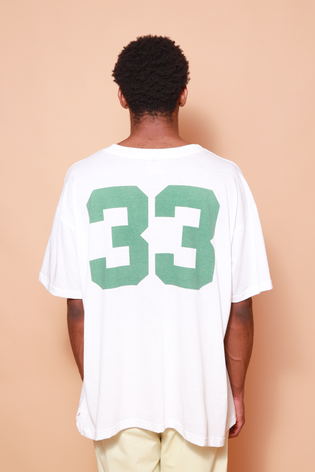 Camiseta oversize estampada Larry Bird
