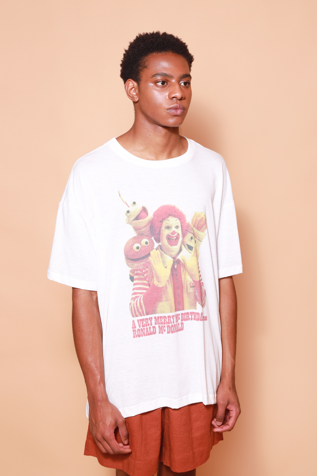 Camiseta oversize estampada McBirthday