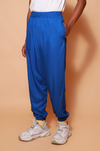 Calça jogger azul estampada AIFF DTF