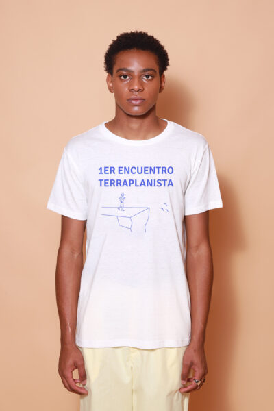 Camiseta estampada Encontro Terraplanista