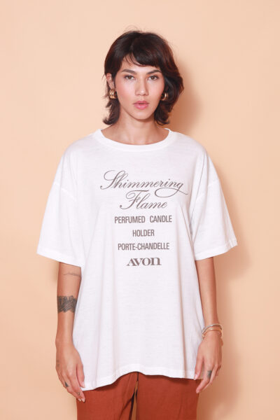Camiseta oversize estampada Avon