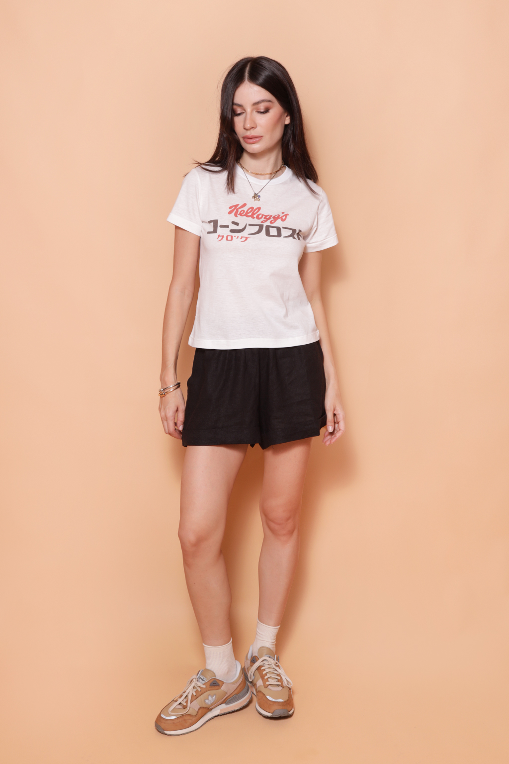 Baby look estampada Kellogg's