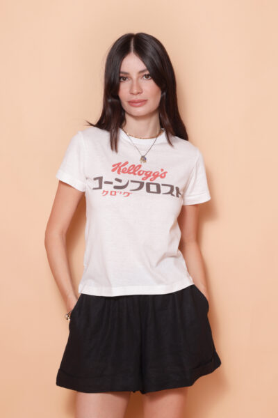 Baby look estampada Kellogg's