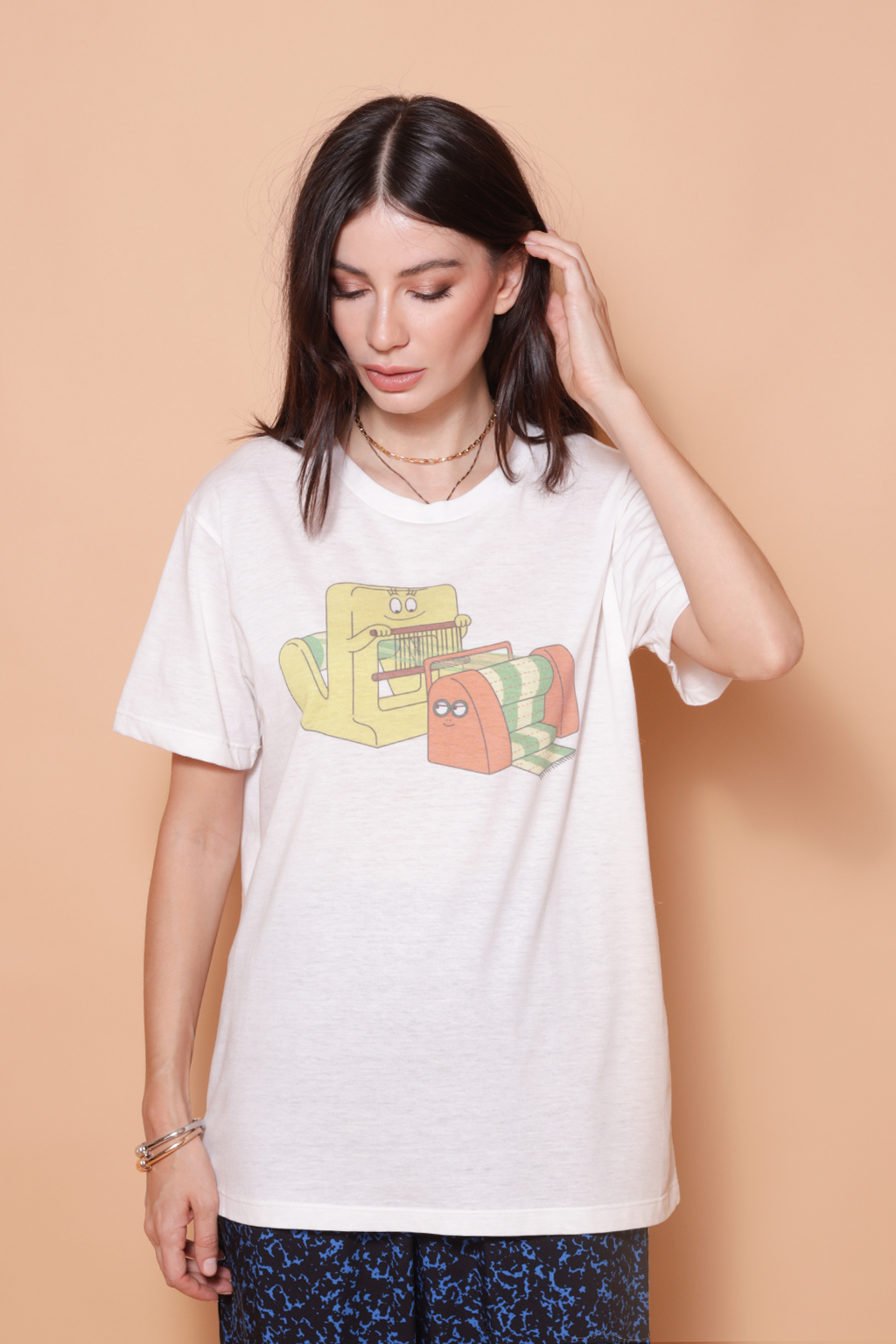 Camiseta estampada Barbapapa costureiros