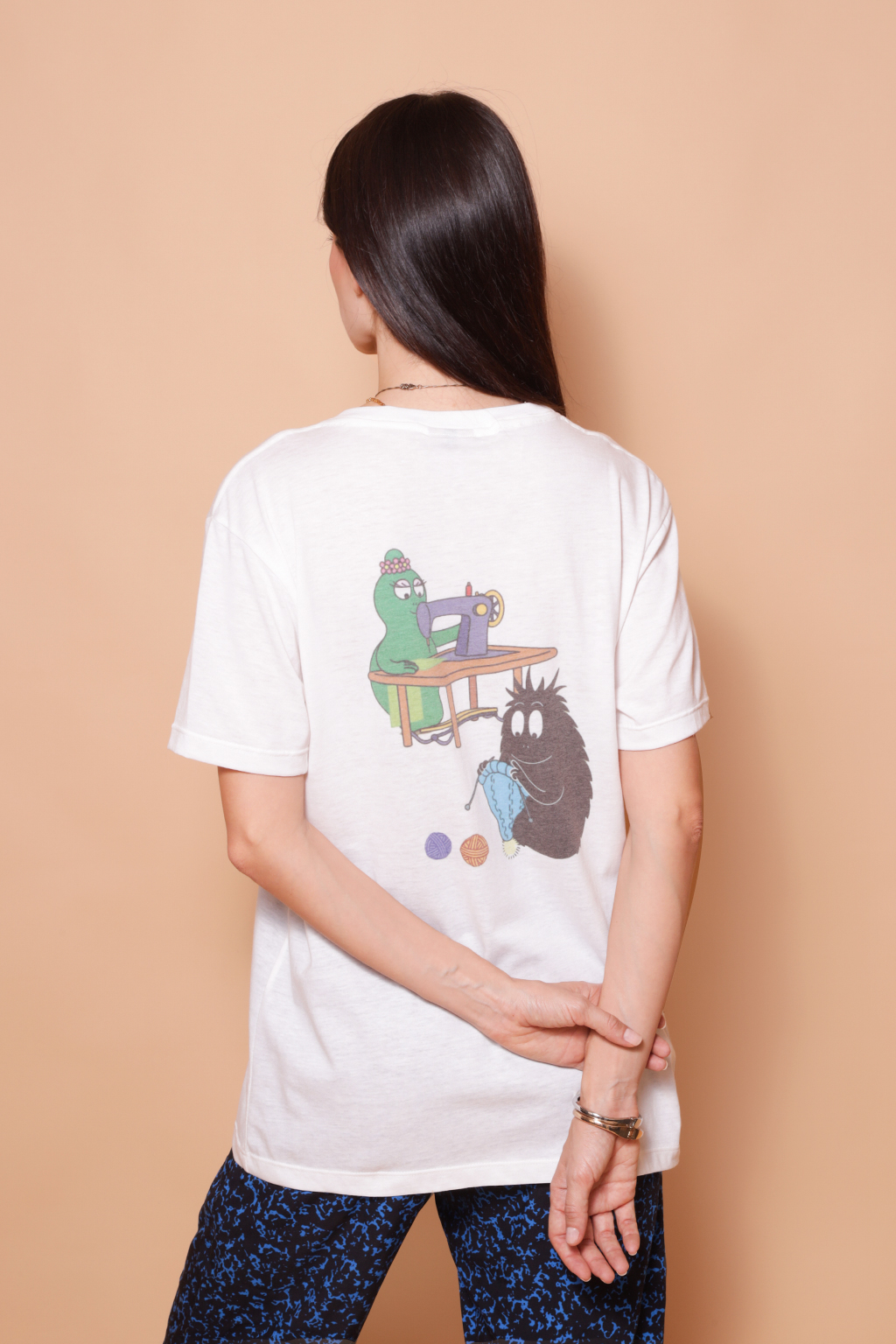 Camiseta estampada Barbapapa costureiros