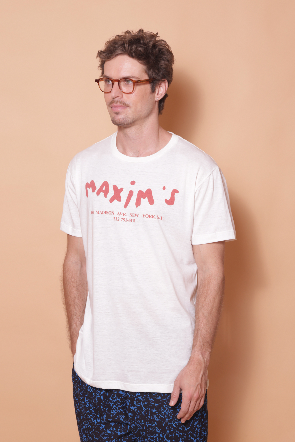 Camiseta estampada Maxim's