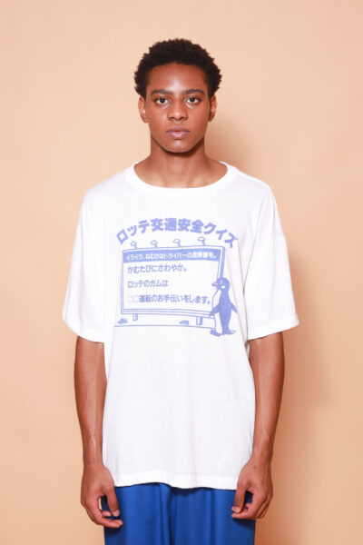 Camiseta oversize estampada Pinguim