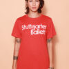Camiseta vermelha estampada Stuttgarter ballet