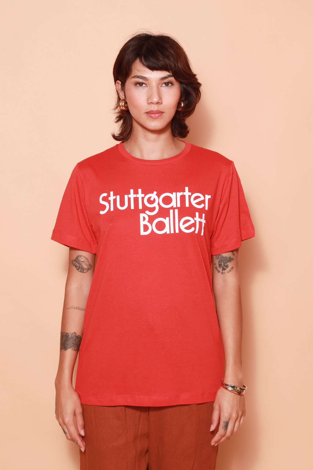 Camiseta vermelha estampada Stuttgarter ballet