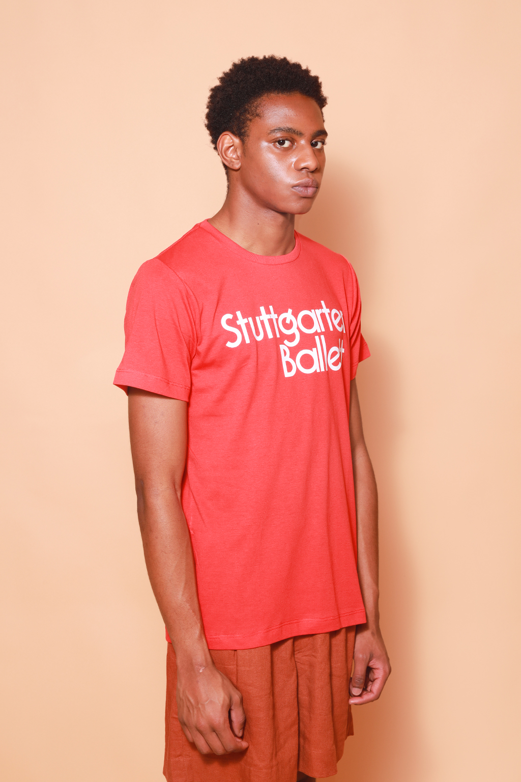 Camiseta vermelha estampada Stuttgarter ballet