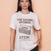 Camiseta estampada TDK sound sponge