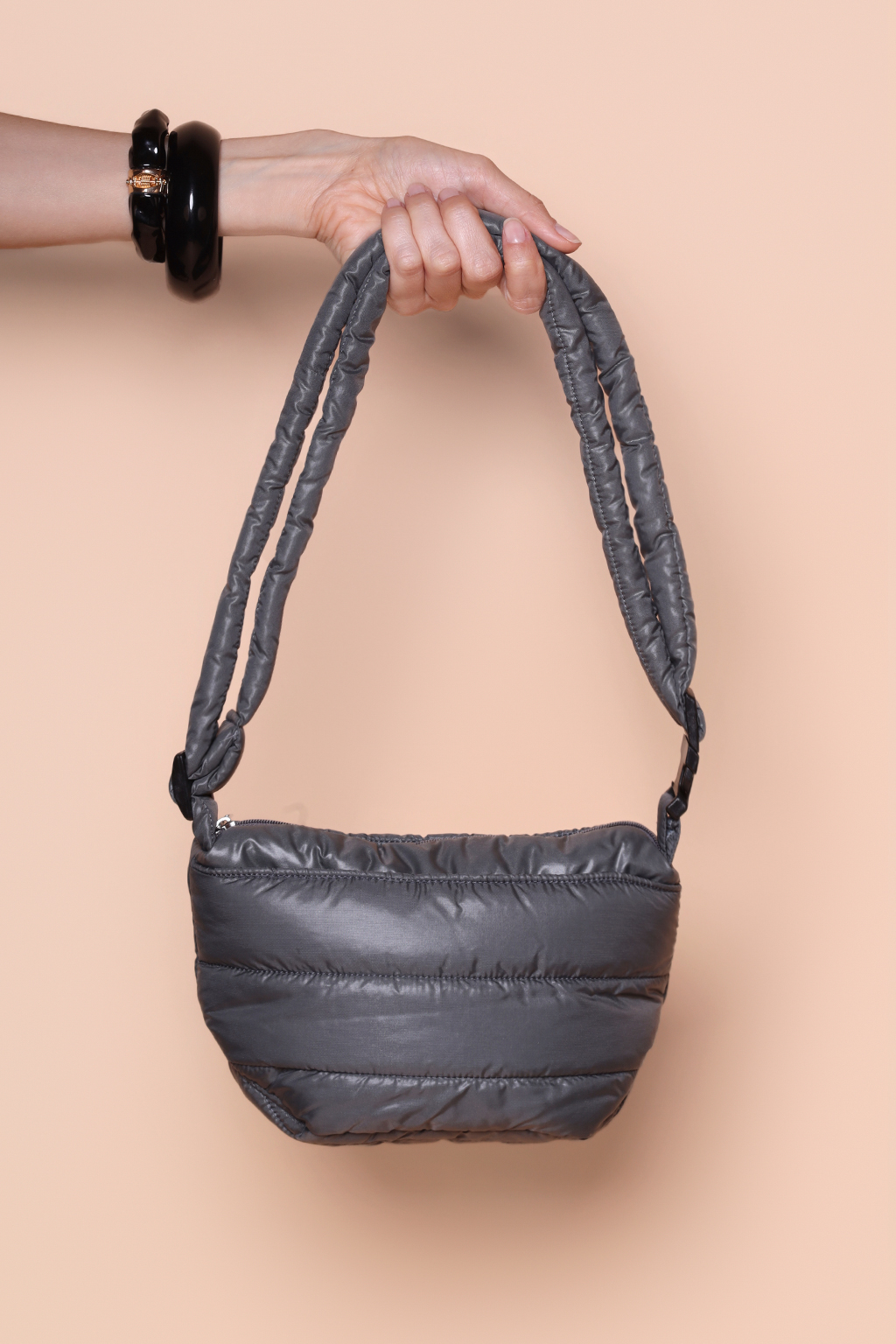 Pochete AMP Puffer Cinza