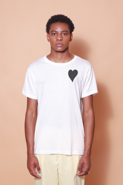 Camiseta estampada Bloco Explode Coração