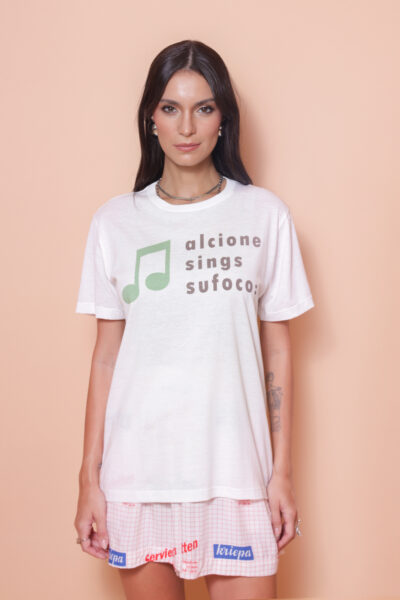 Camiseta estampada Alcione sings Sufoco