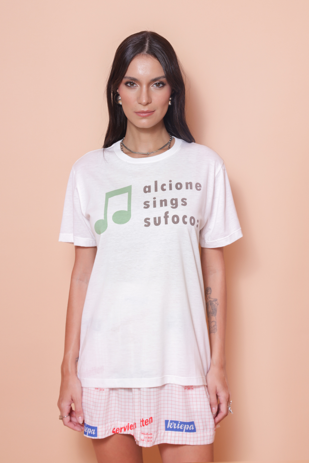Camiseta estampada Alcione sings Sufoco