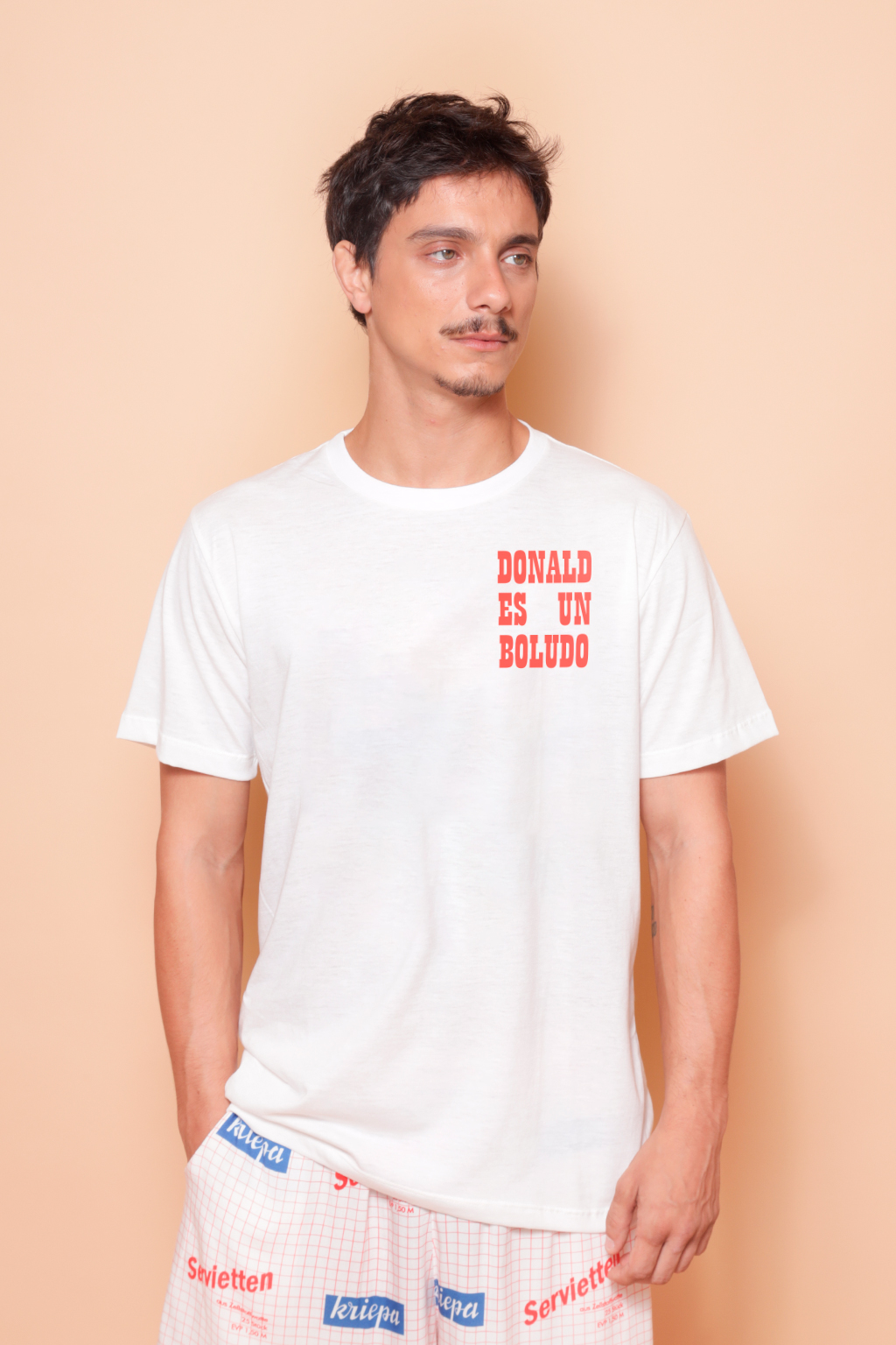 Camiseta estampada Donald Boludo