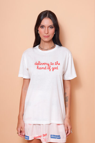 Camiseta estampada Delivery to God DTF