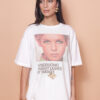 Camiseta oversize estampada Twiggy Lashes